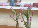 Friday-Flowerday – oder – Osterdreierlei: Tulpen, Hasen & Eier